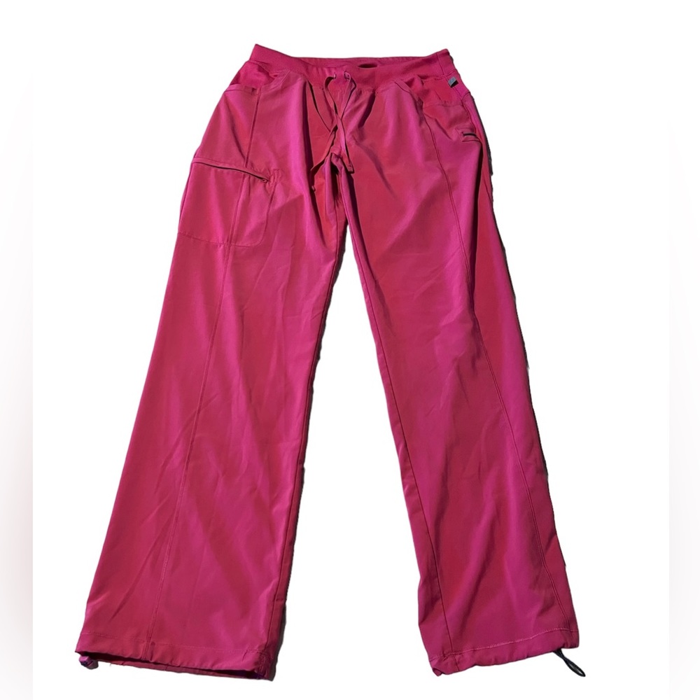 Infinity by Cherokee Pink Scrub Pants - Women's Tall Length Scrub Pants - Size L